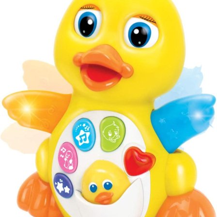 Baby Musik Leksak, Dansande Gående Gul Anka Baby Leksak med Musik KLB