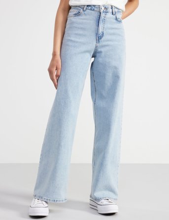 Lindex Trousers Denim Viola Blue Extr - Blue - 128