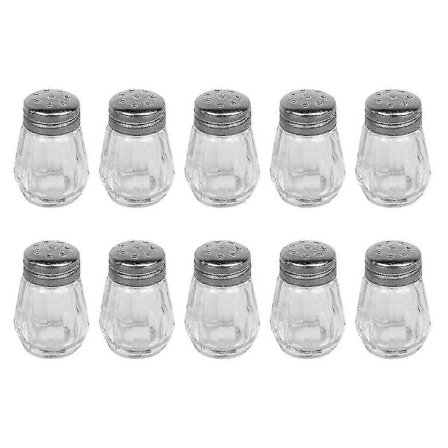 10 st Handkvarn Salt Peppar Kvarnar Mini Salt Peppar Shakers Salt Peppar Set Manuell Kvarn Kristall Godisburk