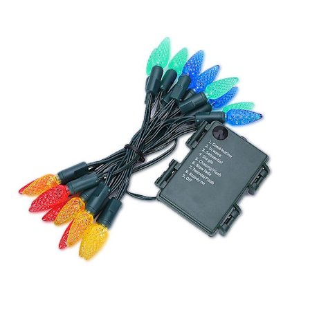 Led Jordbær Lyslenke, 50 Leds Vanntett Dekorative Fargerike Lys Innendørs Utendørs Eventyrlys