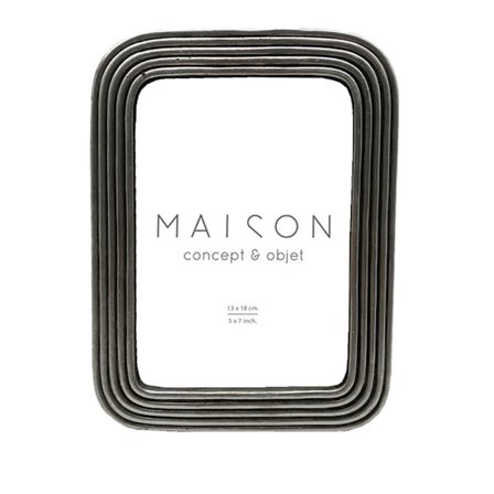 Valokuvakehys 17x22cm Polyresin hopea