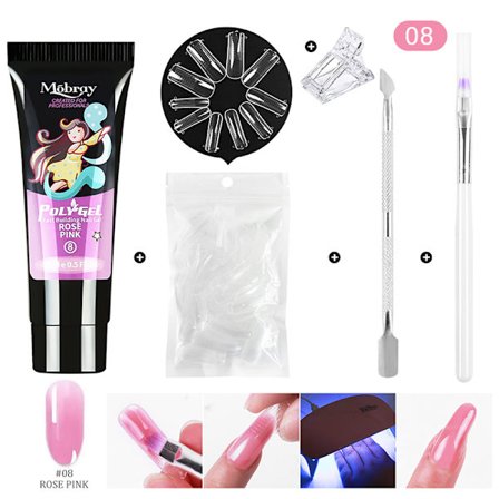 UV Nail Builder Nail Gel Polish Extension Acrylic Kit N12