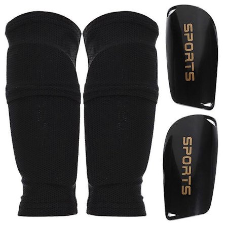 1 Sett Høyelastiske Ermer Med Leggskinn Fotball Leggskinnsokker Erme Leggskinn