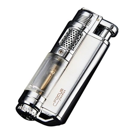 Vindtät Blå Låga Butan Jet Tändare – Justerbar Multifunktionell Brännare, Perfekt Present till Män