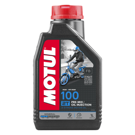Motoröl Mineral Motul 2T 100 1L