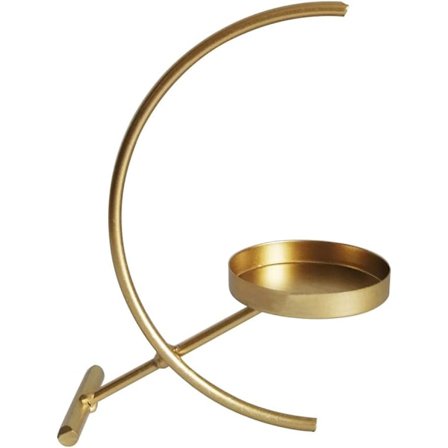 Halvmåne Måne Lysestage Smedejern Lysestage Tilspidset