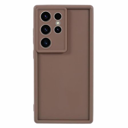 Blødt TPU Anti-Drop Mat Telefoncover til Samsung Galaxy S23 Ultra - Sort
