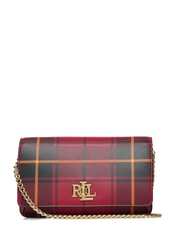 Plaid Crossbody Turn-Lock Tech Case Red Lauren Ralph Lauren