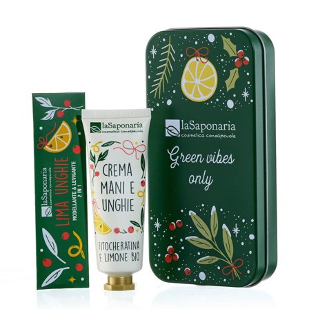 LA SAPONARIA COFANETTO Green vibes only 1pz - Cofanetti Viso e Corpo