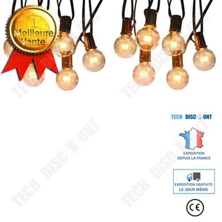 Ljusgirlang - TD - 25 Lampor - Batteridriven LED - Varmvit - Utomhusdekoration