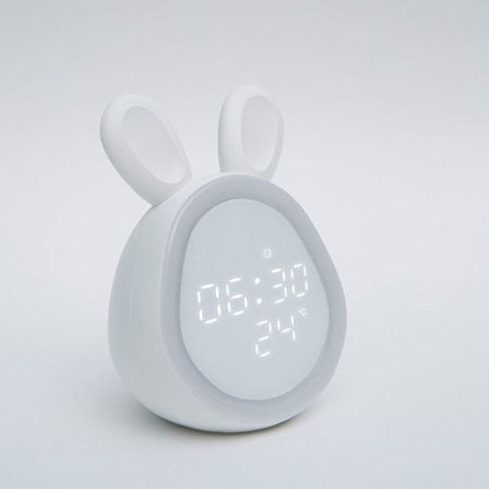 Børns lysvækkeur, uden tikkende, lydløs, sød børnevækkeur