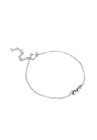 ENAMEL Copenhagen Armband Trinity Dam Silver ONESIZE