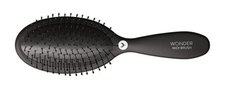 HH Simonsen Wonder Brush Midi Black, Hår, Hårbørster, Øvrige