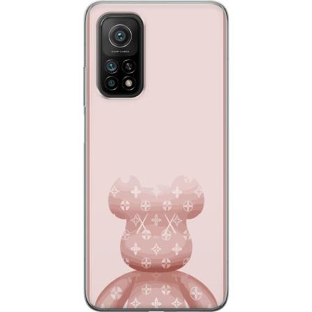 Xiaomi Mi 10T 5G Läpinäkyvä kuori LV Pink Karhu