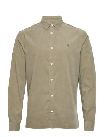 Birchwood Ls Shirt Skjorta Casual Khakigrön AllSaints