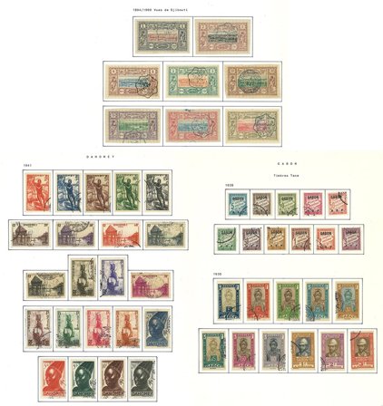 Franske kolonier - Samling i 1 album