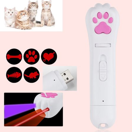 1 st (LED-projektionsrött ljus + laserljus + UV-lila ljus)