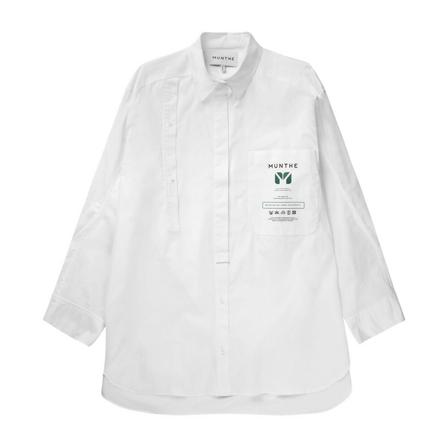 Munthe Munthe Deftly Toppe T-Shirts 1008/22429 White Hvid, Dame, Størrelse: XL