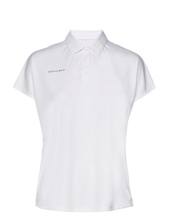 Corinne Loose Poloshirt T-shirts & Tops Polos Hvit Röhnisch*Betinget Tilbud