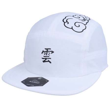 Kumo - Weiss 5panel Cap - Kanji Cloudfit White 5-Panel @ Hatstore