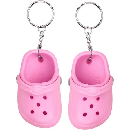 2 STK Mini Sko Nøkkelring for Nøkler Sko Morsomme Biltilbehør Veske Nøkkelring Nyhet Nøkkelringer Venn Jenter Morsomme Sko Nøkkelringer