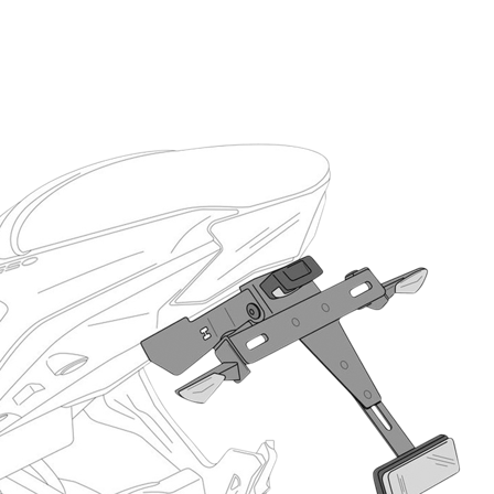 Puig Nummerplåtshållare - Yamaha MT-09 SP 2021-2023