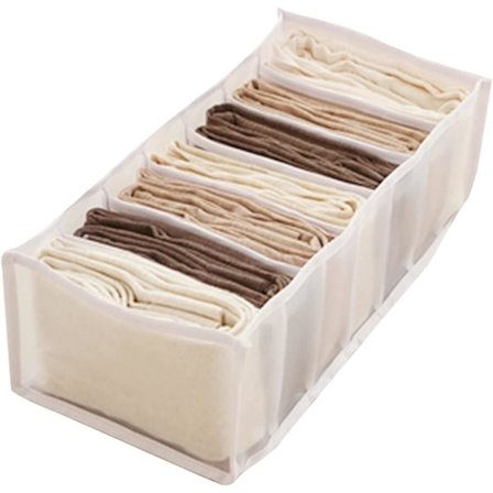 Farkut laatikon järjestäjä, pestävä ja taitettava vaatelaatikon väliseinä