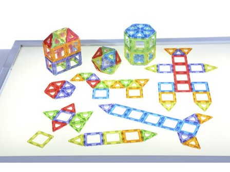 Polydron Magnetic transperant 64/fp - Lyreco - Skola och förskola - Lekmaterial - Bygglek, konstruktion och mosaik