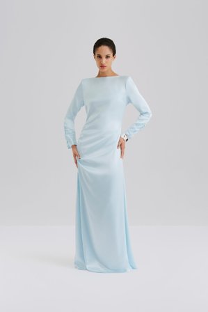 Malina - Luisa maxi dress - 32 - Icy Blue