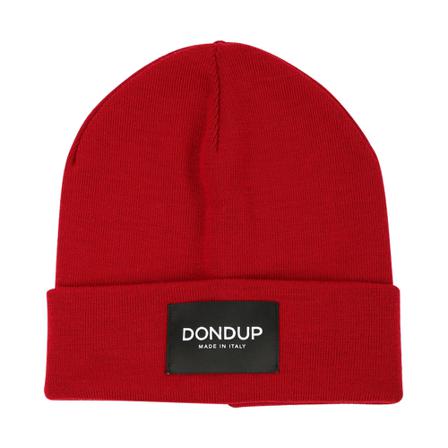 Dondup, beanie Rood, Dames, Maat:ONE Size,wol