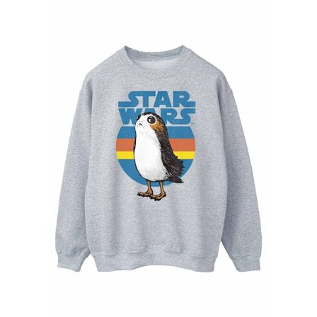 Star Wars Mens The Last Jedi Porg Sweatshirt XL Sports Grey