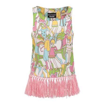Boutique Moschino, Top Beżowy, Kobieta, Rozmiar: L