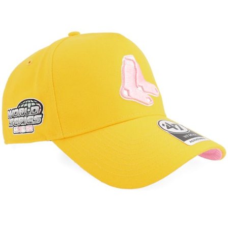 47 Brand - MLB Gul adjustable Keps - Hatstore Exclusive x Boston Red Sox World Yellow Gold A-Frame Adjustable @ Hatstore