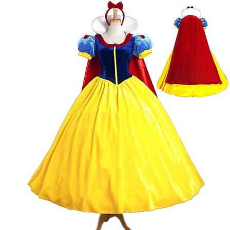 Voksen Cosplay Plus Size Kjole Jente Prinsessekjole Kvinner Voksen Tegneserie Prinsesse Snøhvit Halloween Festkostyme For Kvinner Jente Adult-L