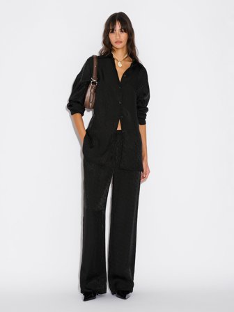 Holzweiler Luka Monogram Shirt - Black - Women's - M
