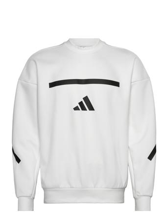 M Z.n.e. Crw Sport Sport Clothing Sport Sweat-shirts & Hoodies Sport Sweat-shirts White Adidas Sportswear
