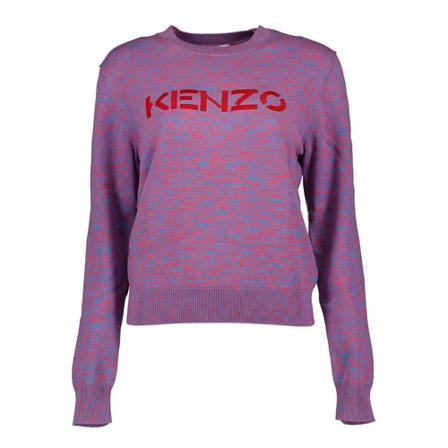 Kenzo Round-neck Strik Lilla, Dame Striktrøjer