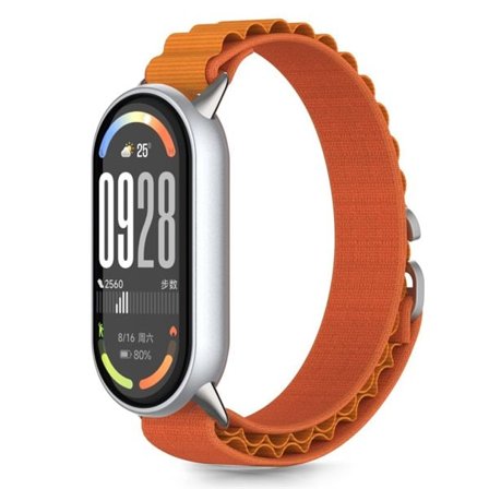 Tech-Protect Nylon Pro Strap för Xiaomi Smart Band 8 / 9 / 10 / NFC - Orange