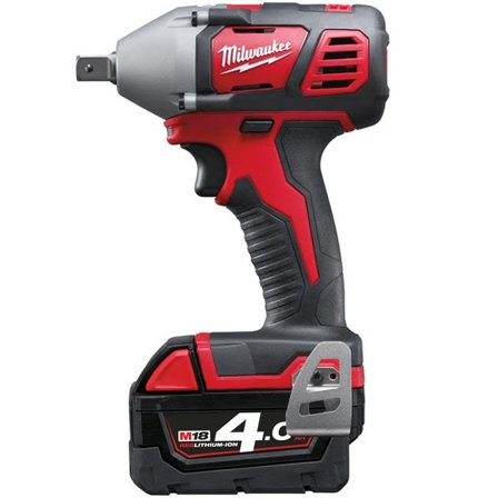 Milwaukee M18 BIW12-402C Mutterdragare med batteri och laddare, Maskiner