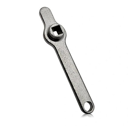 Luftnøgle, rustfrit stål, elementnøgle, radiatorventil håndtag, firkantnøgle, elementventilation, A