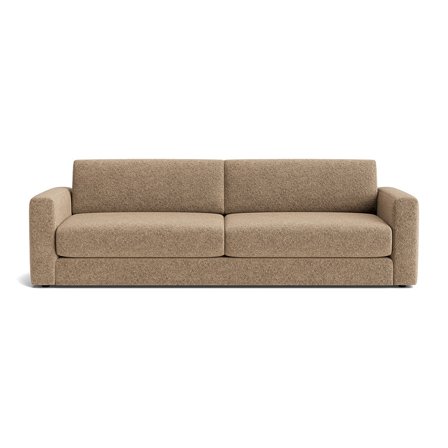 Moss 3 personers sofa - Anthology Mørk Beige - 252x94x78 - Sofa, 3 personers sofa
