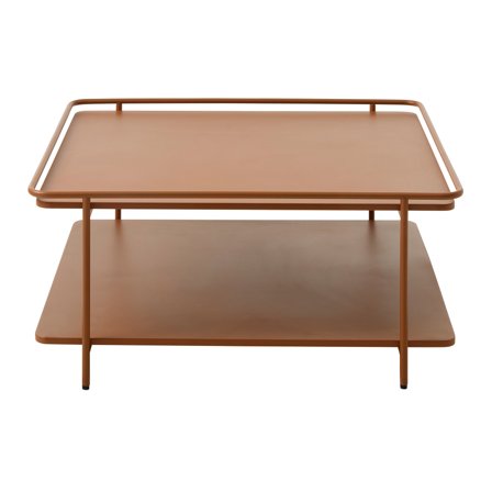 Yuba sofabord, 75x75 - Terracotta - 75x75x34,3 - Sofabord