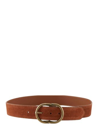 Pclaura Suede Jeans Belt Fc Brown Pieces