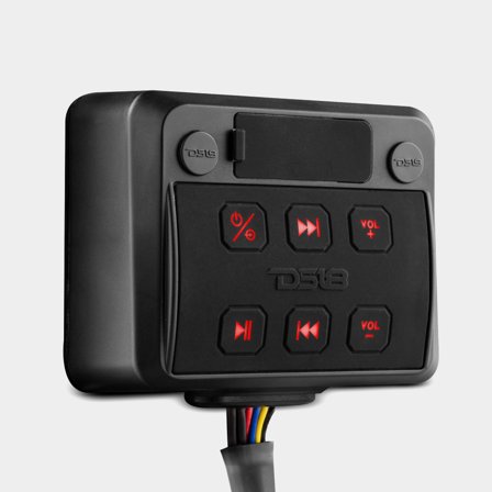 Estéreo marítimo DS18 Waterproof Receiver, 12 V, preto