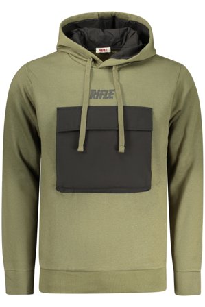 Rifle Felpa Senza Zip Uomo Verde
