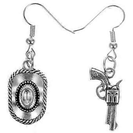 1 Par Cowgirl Hængende Øreringe Western Kvinde Kvinder Drop Øreringe Mode Øre Smykker
