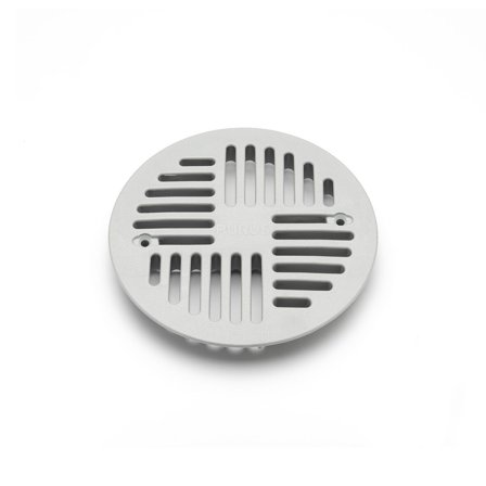 Purus Art deco Gulvafløbsfilter art déco mønster, grå, Indendørs afløb