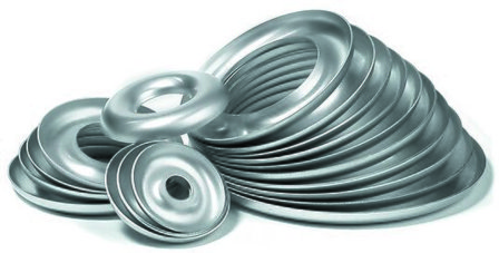 AANONSEN KRANSEKAKERINGER SETT 18 DELER - LØSE RINGER I ALUMINIUM