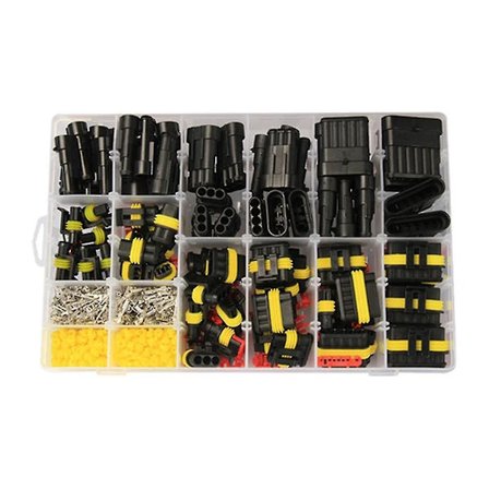 708 st vattentäta stiftkontakter för bilar, motorcyklar och båtar - DT-hane och -hona