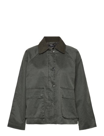 Gina Tricot Waxed Effect Jacket - Khaki green - XL